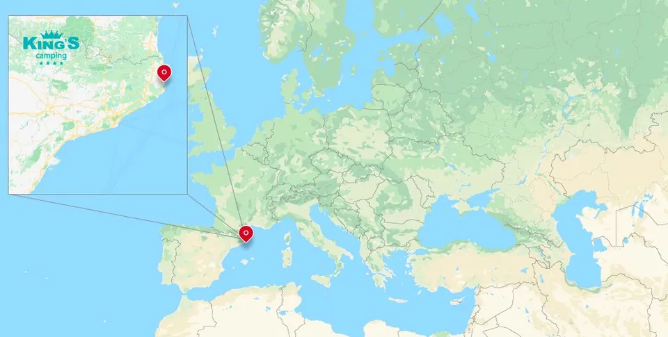 Cómo llegar a Camping Kings en La Costa Brava