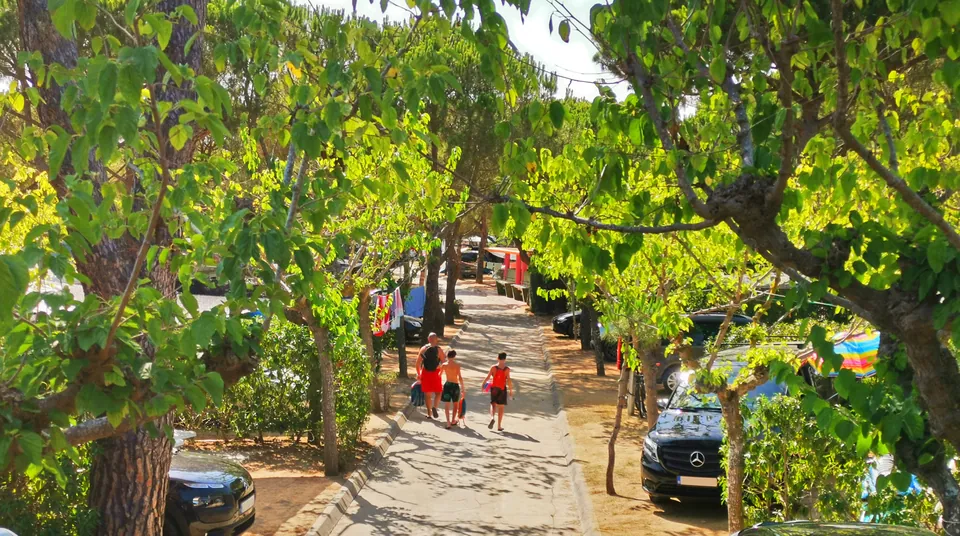 Parcela camping familiar en La Costa Brava