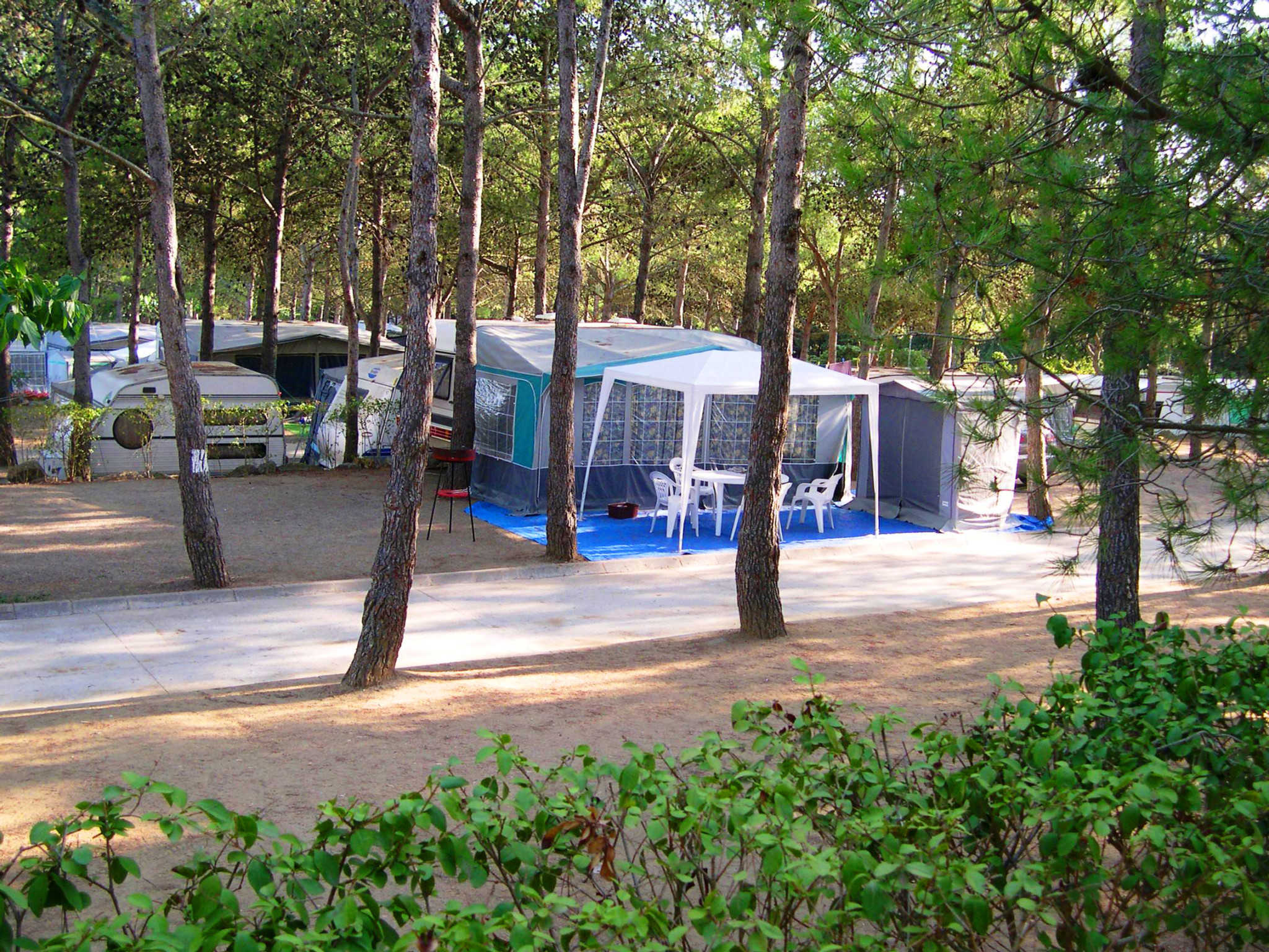 Parcela camping familiar